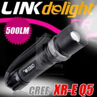   CREE XR E Q5 Led flashlight 3 Mode Dimmer Lamp Torch+ Charger+ Adapter