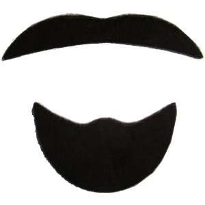  Mustache Sheik Arab Goatee Black Moustache Costume 