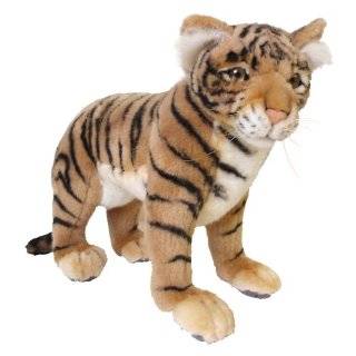  Hansa Tiger Cub Stuffed Plush Animal, SItting Toys 