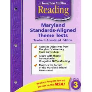  Maryland Standards Aligned Theme Test Teachers Annotated 