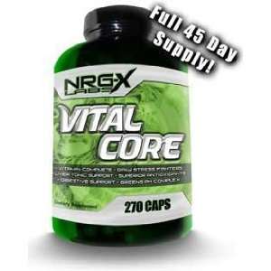  NRG X Labs Vital Core 270 Vege Caps Health & Personal 