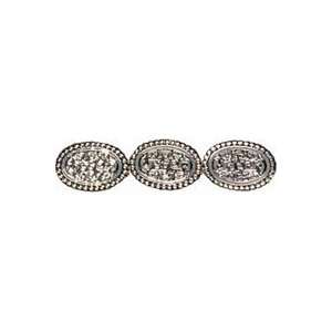 Cousin Jewelry Basics Acrylic Beads silver Large Oval 9/pkg 3 Pack