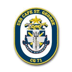  US Navy Ship USS Cape St. George CG 71 Decal Sticker 5.5 