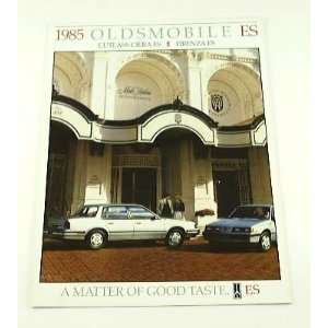  1985 85 Oldsmobile CUTLASS CIERA ES FIENZA ES BROCHURE 