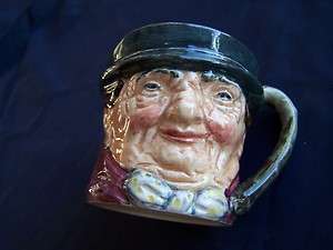Vintage Royal Doulton Toby Face Mug Jug Tony Weller Decorative 