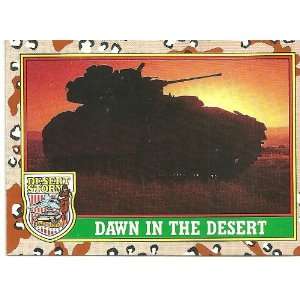  Desert Storm DAWN IN THE DESERT Card #83 