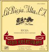 La Rioja Alta Gran Reserva 890 Tinto 1994 