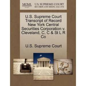  U.S. Supreme Court Transcript of Record New York Central 