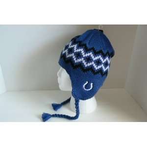  NFL Reebok Indianapolis Colts Onfield Braided Beanie Hat 