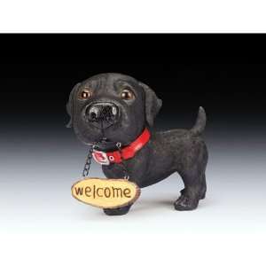  Labrador Dog Welcome Sign