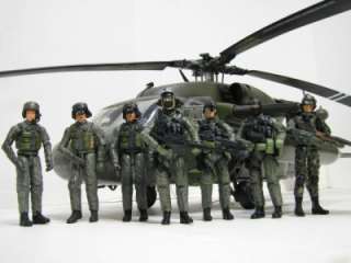 BBI ULTIMATE 1/18th UH 60 BLACK HAWK HELICOPTER MODEL 7 MILITARY 