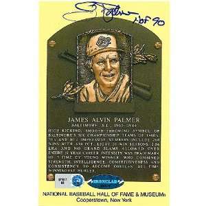 Ironclad Baltimore Orioles Jim Palmer Autographed HOF Plaque Card with 
