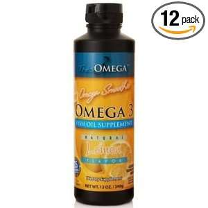  TresOMEGA Omega Smoothie, Omega 3 Fish Oil, Lemon Flavor 