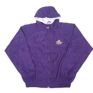    Blue LSU Tigers Purple Lined Windbreaker Jacket
