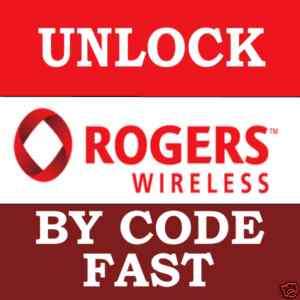 Unlock Code For ROGERS Sony Ericsson W200a,W350a,W300i  
