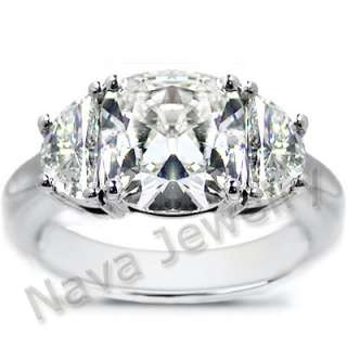26 Ct. Cushion Cut Diamond Engagement Ring  