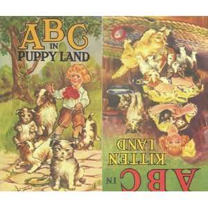  ABC in Puppy Land / ABC in Kitten Land Books