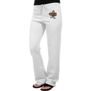 NCAA Oral Roberts Golden Eagles Ladies White Logo Applique Sweatpant 