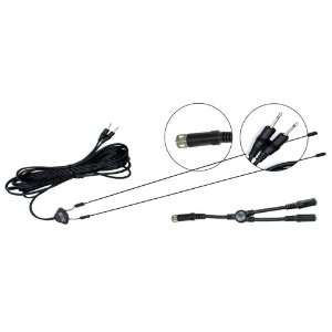  Absolute ANT200VCR 2 Channel Diversity TV Car Antenna with 