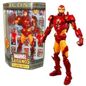  2006 Marvel Legends ICONS Series 12 Inch Tall Action Figure   IRON 