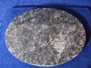 Granite Slab For Leather Tooling Round or Oval 1 1/4  