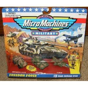  Micro Machines Clash Defense Crew #3 Military Collection Toys & Games