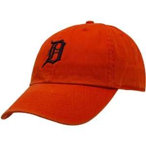  Brand Detroit Tigers Orange Cleanup Adjustable Hat