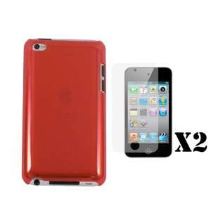  Ultra Thin 0.70 mm Light Air Case for iPod Touch 4 Red 