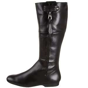 Enzo Angiolini Womens Zoot Black Leather Boot  