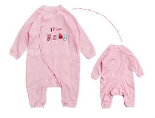 Pink Baby Grow Top Bodysuit Romper Onesie 0 12Months  