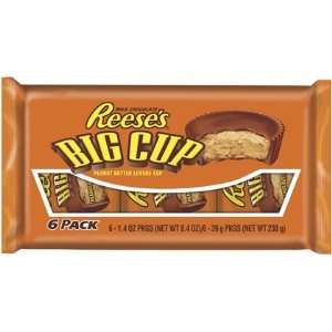 Reeses Peanut Butter Big Cup, 8.4 oz, 6 ct, 2 ct (Quantity of 3)