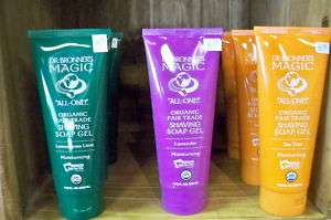 Dr. Bronners Organic Fair Trade Shaving Soap Gel  