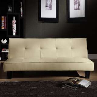 Faux Leather Sofa Bed  