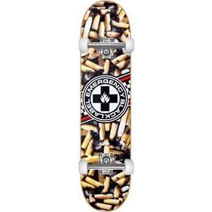  Black Label Cancer Stick Complete Skateboard   8.25 W/Raw 