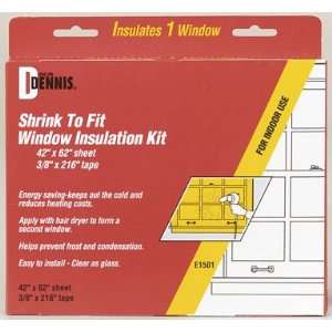   Shrink to Fit Window Insulation Kit 42 X 62 