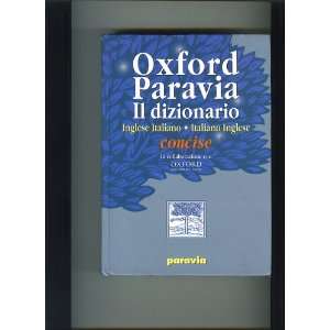  Oxford Paravia Il Dizionario Inglese Italiano, Italiano Inglese 