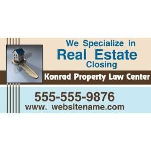    3x6 Vinyl Banner   Real Estate Closing Specialists 