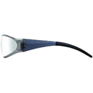   Safety Glasses, Silver Frame with Silver Mirror Lens