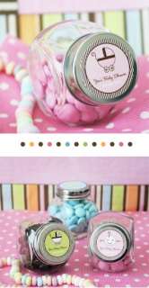 50   Personalized Candy Jars  Baby Shower Favors  