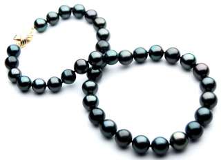 12MM TAHITIAN BLACK PEARL NECKLACE 18 $9,999  