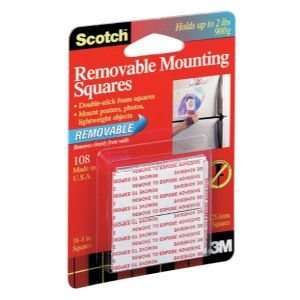  12 PACK 3M REMOVABLE MOUNTING SQUARES Drafting 