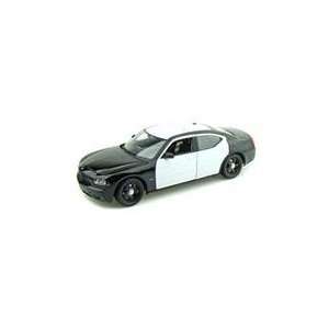  2006 Dodge Charger Police Car Blank 1/18 Black/White Toys 