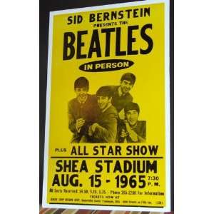   Bernstein Presents the Beatles in Person Poster 1965 