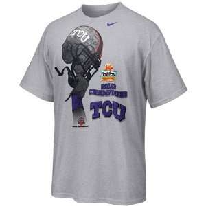 Nike Texas Christian Horned Frogs Ash 2010 Fiesta Bowl Champions 