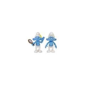  The Smurfs Grab Ems Wave 2 3 inch Vanity & Grouchy Smurf 