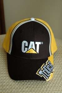 Caterpillar Hat Black and Yellow CAT Tough  