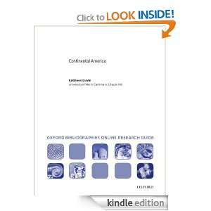 Continental America Oxford Bibliographies Online Research Guide 