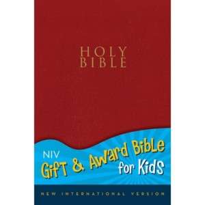 NIV Gift & Award KIDS Bible Imit Leather RED 9780310725589  