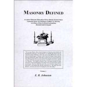 Masonry Defined (9781564593795) E. R. Johnston Books