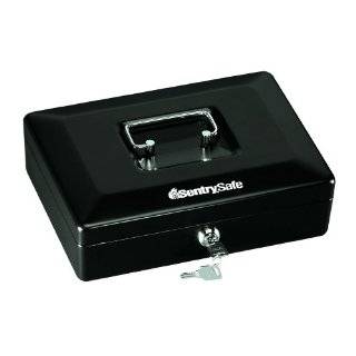 SentrySafe CB10 Small Cash Box, Black by SentrySafe